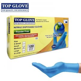 Manusi Nitril Albastre Top Glove