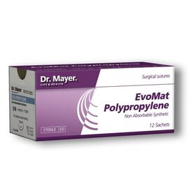 EvoMat Polypropylene 12 Fire Sutura Polipropilen 2/0 Cu Ac 20mm ½ Dr.Mayer, Varianta: Sectiune rotunda