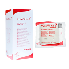 Comprese sterile tifon Kompri Lux S, 7,5 cm X 7,5 cm - 5 buc/plic