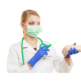 Manusi examinare nitril, fara pudra, Nitrylex Basic