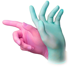 Manusi nitril 2 Culori Peppermint&Rosie 60 bucati