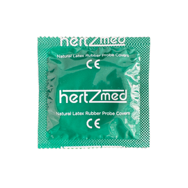 Prezervative sonda ecograf HertzMed, latex LUBRIFIATE, 144 buc ambalate indifvidual