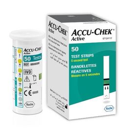 Teste glicemie Accu-Chek Active, 50 bucati, Roche