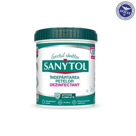 SANYTOL Dezinfectant si Indepartare Pete Rufe Colorate – Pudra, 450 g
