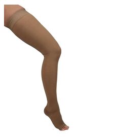 Ciorapi medicali compresie usoara, pana la coapsa, cu varf deschis, 15-18 mmHg - ARS14