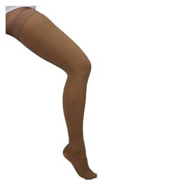 Ciorapi medicali compresie usoara, pana la coapsa, cu varf inchis, 15-18 mmHg, bej - ARS14A