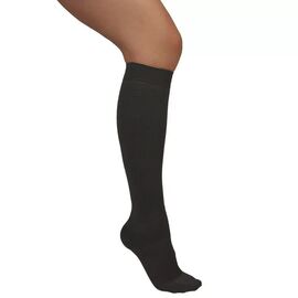 Ciorapi medicali compresie usoara, pana la genunchi, cu varf inchis, 15-18 mmHg, negru - ARS13A