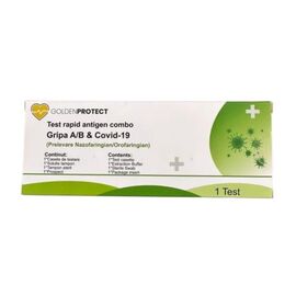 Test rapid combo 2 in 1, Gripa A/B + Covid 19 - prelevare orofaringian si nazofaringian