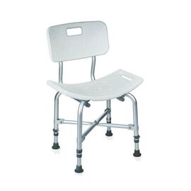 Scaun de baie cu spatar si inaltime reglabila, pentru persoane supraponderale - RH830