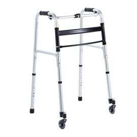 Cadru de mers pliabil, 2 roti mobile fata, spate fix - RP734