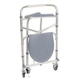 Scaun WC de camera pliabil cu roti, functie 4 in 1 - RP782