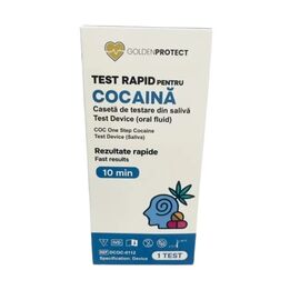 Test rapid depistare consum Cocaina (COC) - prelevare saliva