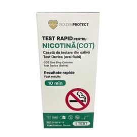 Test rapid depistare consum NICOTINA (COT) - prelevare saliva