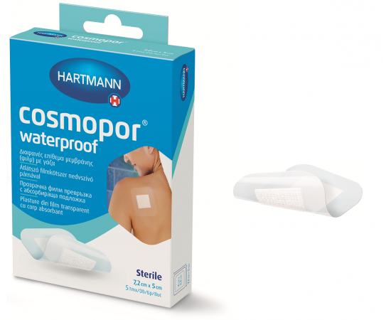 Plasturi sterili transparenti si autoadezivi Cosmopor Waterproof Plasturi sterili transparenti si autoadezivi Cosmopor Waterproof