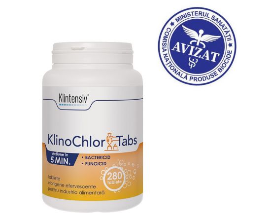 Tablete efervescente clorigene KlinoChlor Tabs KLINTENSIV, Varianta: 40 tablete
