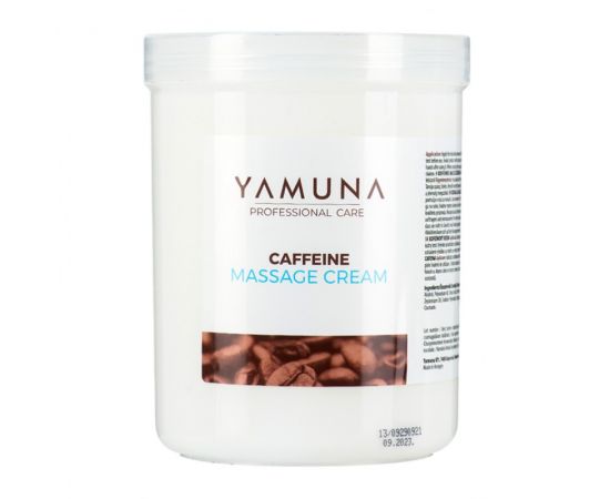 Crema de masaj cu Cofeina si Scortisoara YAMUNA 1000 ML