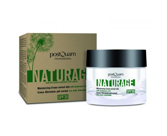 Naturage Crema de zi cu acid hyaluronic ten normal sensibil SPF30 Naturage Crema de zi cu acid hyaluronic ten normal sensibil SPF30