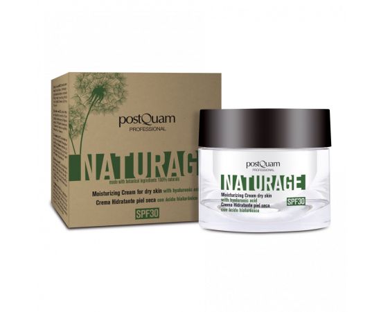 Naturage Crema de zi cu acid hyaluronic ten uscat SPF30 Naturage Crema de zi cu acid hyaluronic ten uscat SPF30