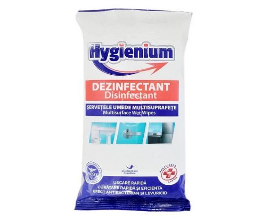 Servetele umede dezinfectante multisuprafete Hygienium 40 buc Servetele umede dezinfectante multisuprafete Hygienium 40 buc