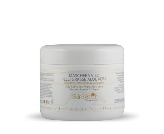Masca faciala pentru ten gras cu Aloe Vera, Bisabolol, Colagen, Oxid de Zinc 250ml Masca faciala pentru ten gras cu Aloe Vera, Bisabolol, Colagen, Oxid de Zinc 250ml