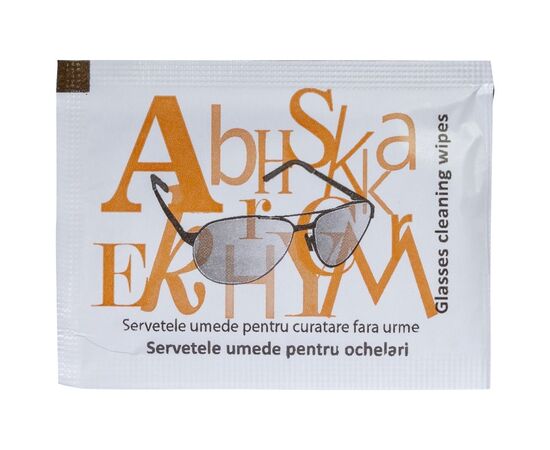 Servetele umede pentru ochelari, ambalate individual, 30 bucati/pachet Servetele umede pentru ochelari, ambalate individual, 30 bucati/pachet