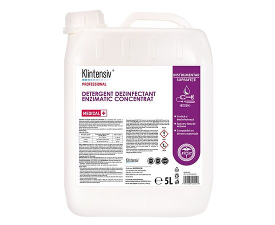 Detergent dezinfectant enzimatic concentrat Klintensiv