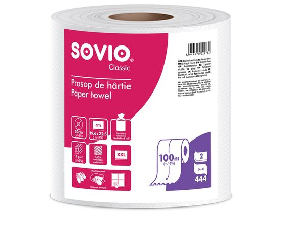 Rola prosop hartie 2 straturi 100 m SOVIO