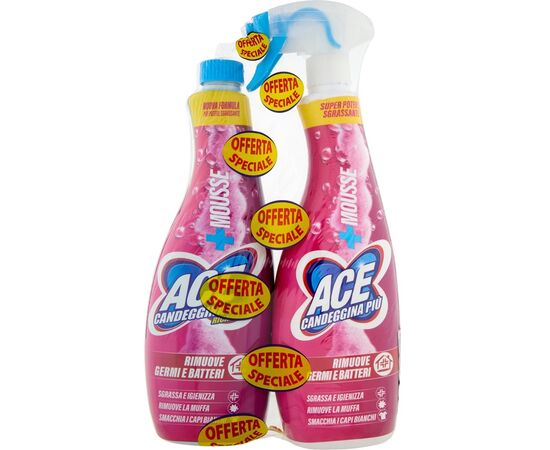 Ace spray spuma Candeggina Piu Clasic 800 ml + rezerva Ace spray spuma Candeggina Piu Clasic 800 ml + rezerva