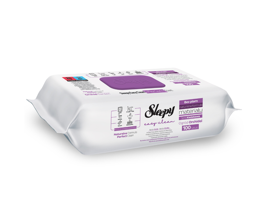 Servetele umede multisuprafete Easy Clean, Orchid Garden, 100 bucati Sleepy Servetele umede multisuprafete Easy Clean, Orchid Garden, 100 bucati Sleepy