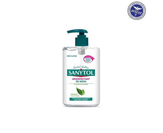 ​SANYTOL Dezinfectant de Maini – Ceai Verde, 250 ml