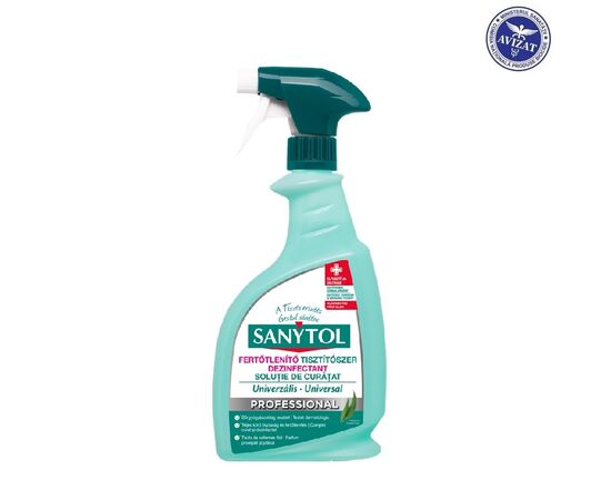 SANYTOL Dezinfectant Multisuprafete Professional – Eucalipt, 750 ml