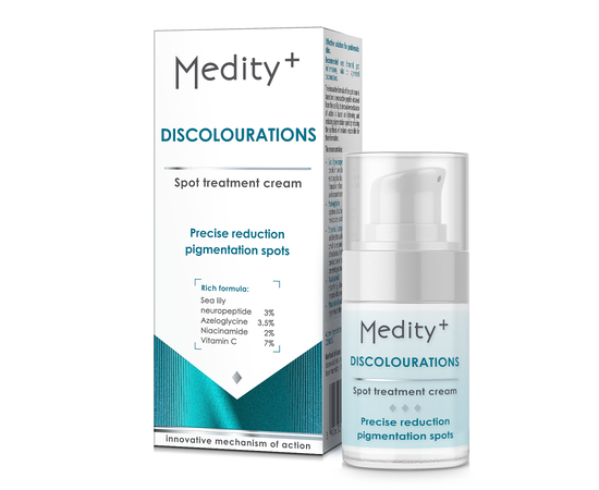 Crema pentru reducerea petelor pigmentare, Medity+ Crema pentru reducerea petelor pigmentare, Medity+