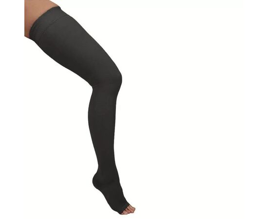 Ciorapi medicali compresie forte, pana la coapsa, cu varf deschis, 30-40 mmHg, negru - ARS05 Ciorapi medicali compresie forte, pana la coapsa, cu varf deschis, 30-40 mmHg, negru - ARS05