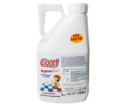 Detergent suprafete cu clor 2in1, Hygiene, 5 L Detergent suprafete cu clor 2in1, Hygiene, 5 L