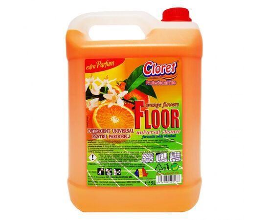 Detergent pardoseli Orange Flowers 5 L Detergent pardoseli Orange Flowers 5 L