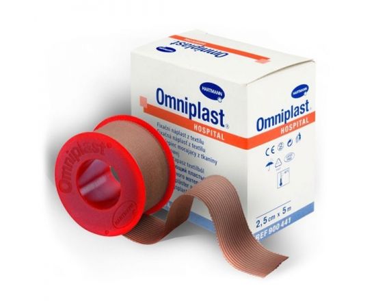 Omniplast –  Plasture hipoalergen pe suport textil Omniplast –  Plasture hipoalergen pe suport textil