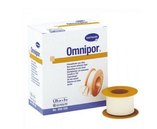 Leucoplast pe suport de hartie OMNIPOR 2,5cm x 5m Leucoplast pe suport de hartie OMNIPOR 2,5cm x 5m