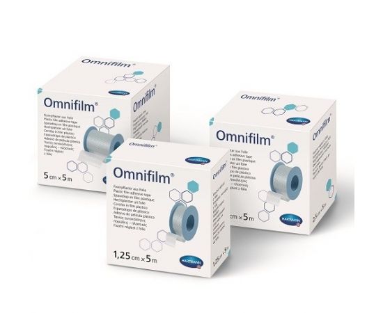 Plasture hipoalergen pe suport de folie transparenta Omnifilm Plasture hipoalergen pe suport de folie transparenta Omnifilm