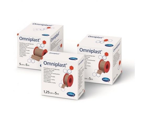 Omniplast –  Plasture hipoalergen pe suport textil Omniplast –  Plasture hipoalergen pe suport textil