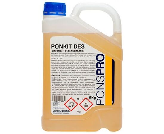 ​Detergent dezinfectant pentru curatarea diverselor suprafete Asevi Ponkit Des